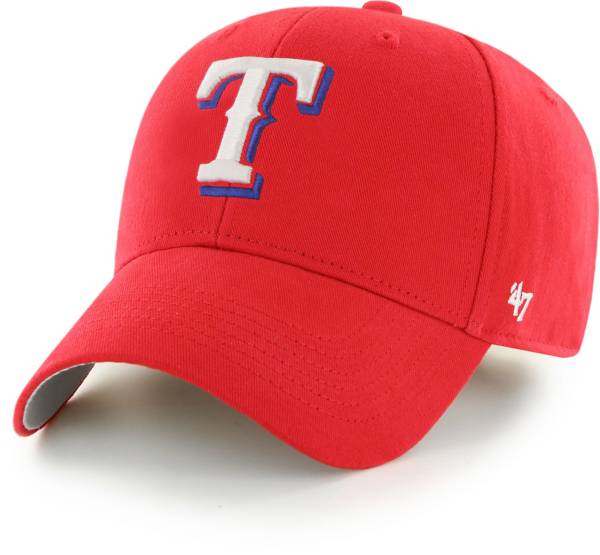 ‘47 Youth Texas Rangers Red Basic Adjustable MVP Hat