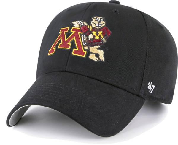 ‘47 Youth Minnesota Golden Gophers Black MVP Adjustable Hat