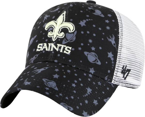 47 Youth New Orleans Saints Blast Off MVP Black Adjustable Hat