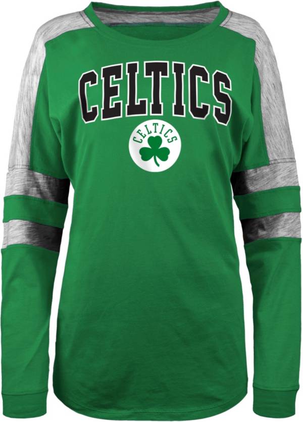 5th & Ocean Women's Boston Celtics Green Long Sleeve T-Shirt