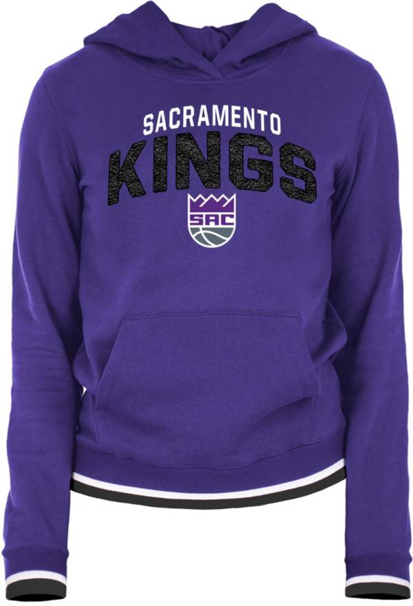 5th & Ocean Women's Sacramento Kings Purple Logo Hoodie