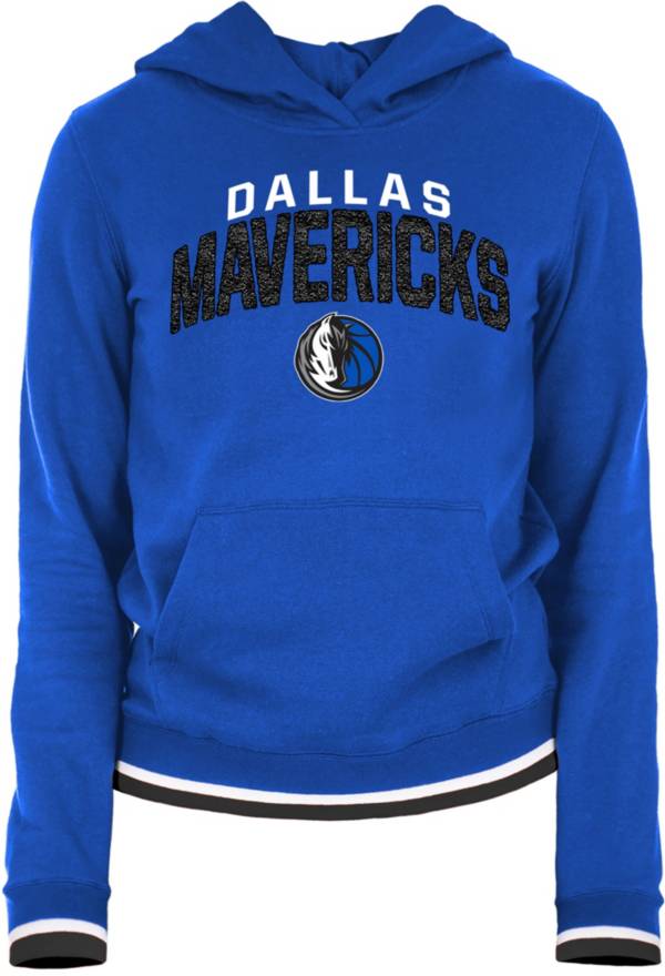 5th & Ocean Women's Dallas Mavericks Blue Logo Hoodie