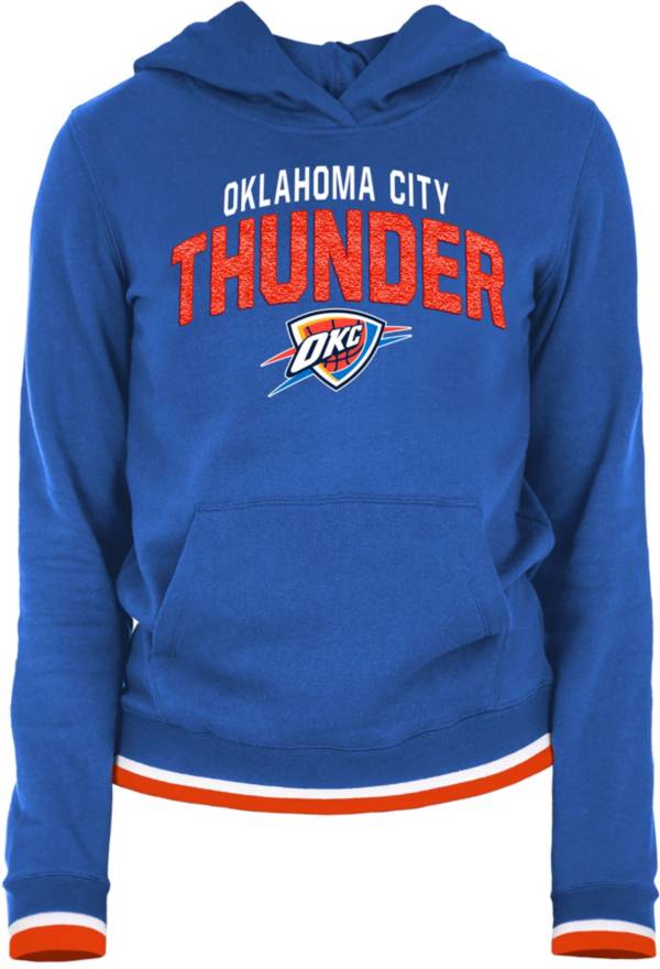 5th & Ocean Women's Oklahoma City Thunder Royal Logo Hoodie