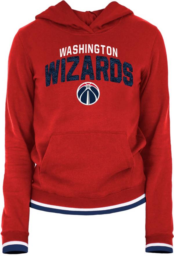 5th & Ocean Women's Washington Wizards Red Logo Hoodie