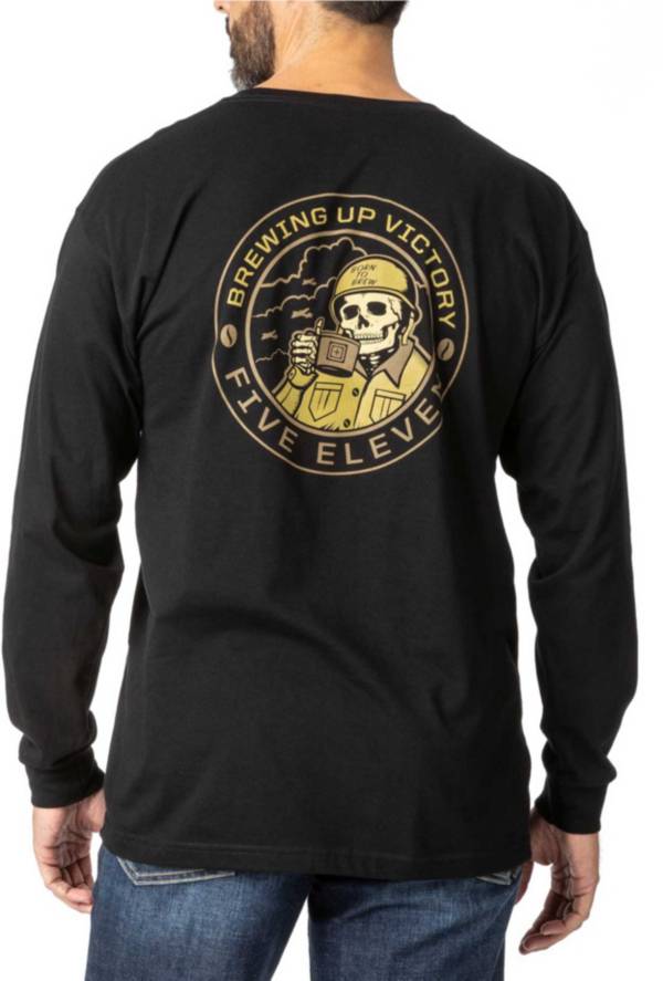 5.11 Tactical Men's Brewing Up Victory Long Sleeve Graphic T-Shirt