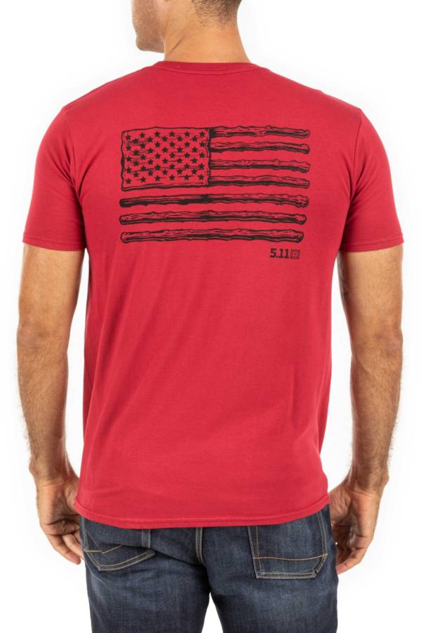 5.11 Tactical Men's American Flag Sticks T-Shirt