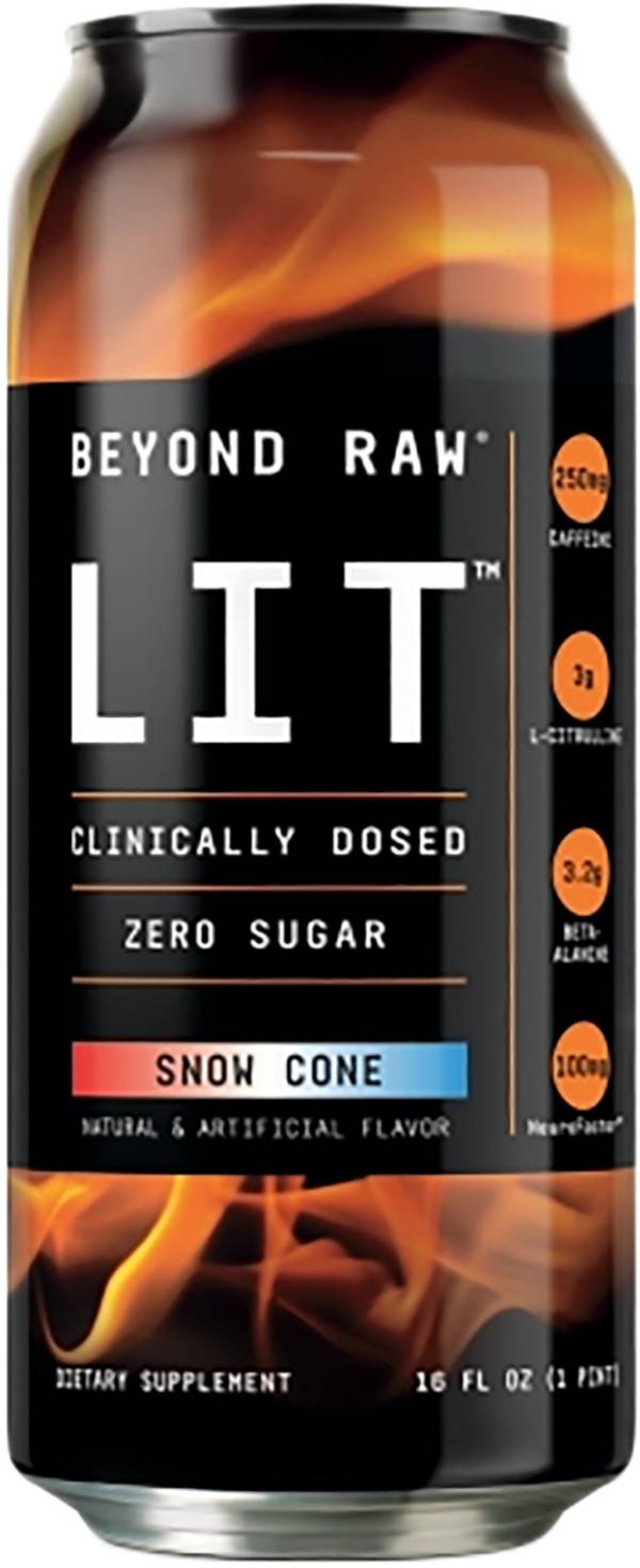 Beyond Raw LIT On-The-Go Pre-Workout Snow Cone product image