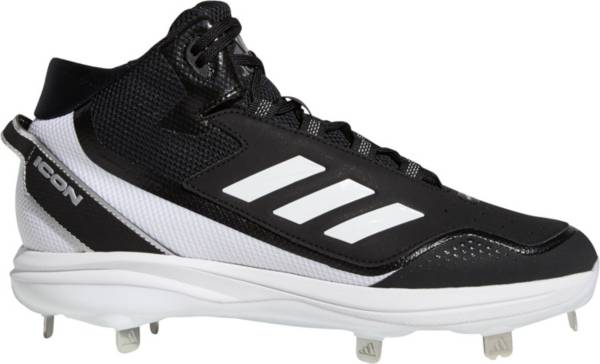 adidas Men's Icon 7 Mid Metal Baseball Cleats