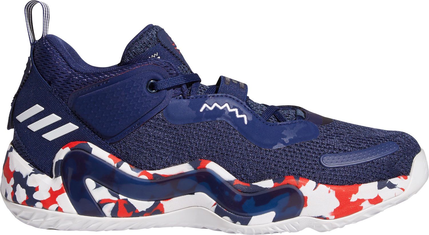 adidas basketball shoes navy