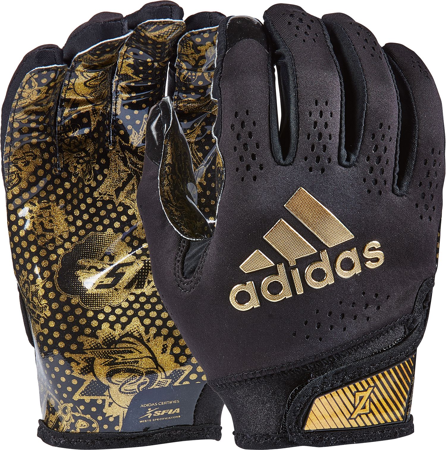 adidas gold football gloves