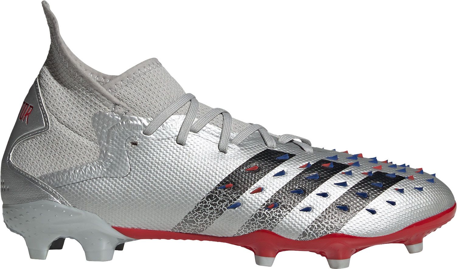 adidas predator silver and red