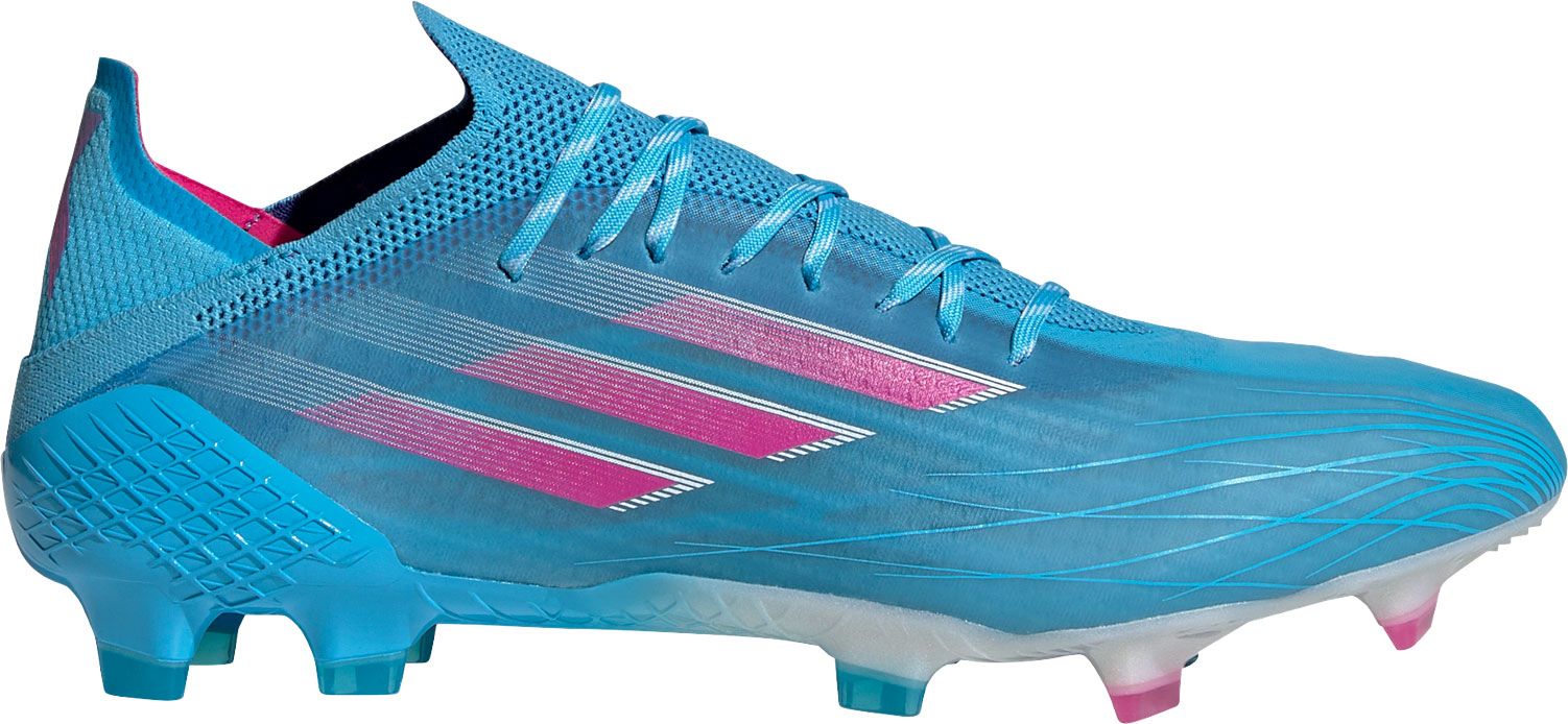 adidas blue and white soccer cleats