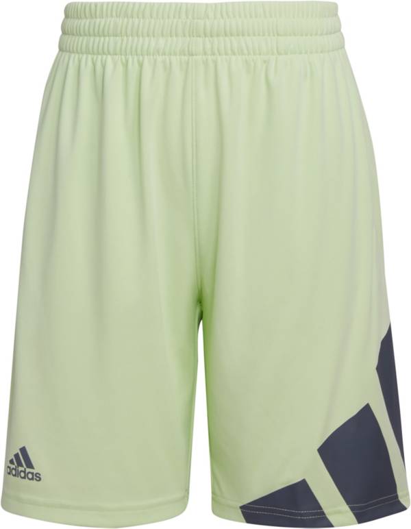 adidas Boys' Elastic Waistband Bar Shorts