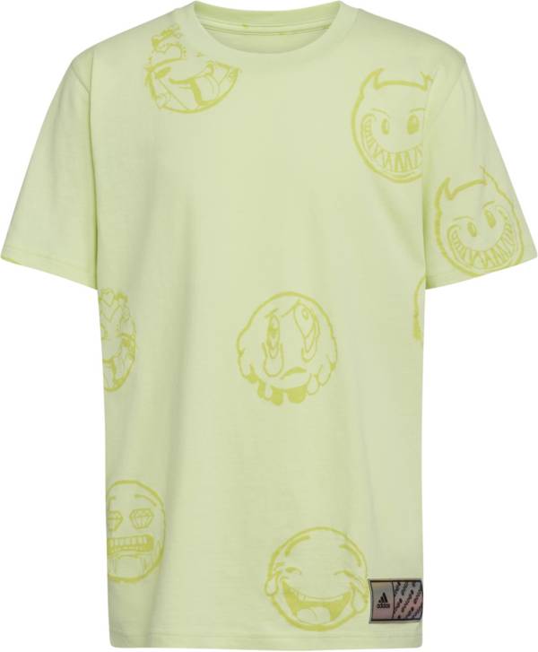 adidas Boys' Short Sleeve Big Mood T-Shirt