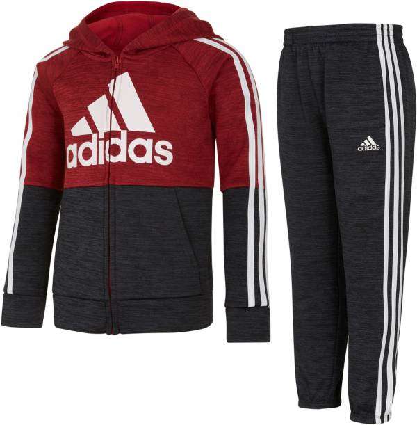 adidas Boys' Brand Love Full-Zip Set