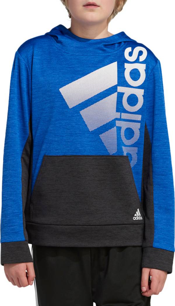 adidas Boys' Colorblock Pullover Hoodie