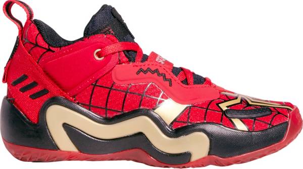 adidas Kids' Preschool D.O.N. Issue #3 Marvel Spider-Man Basketball Shoes