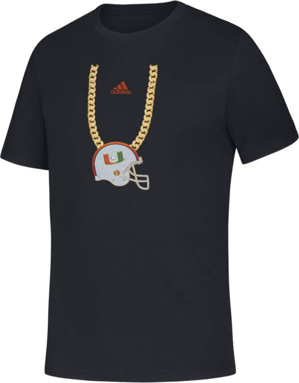 adidas Youth Miami Hurricanes Black ‘Turnover Chain' T-Shirt