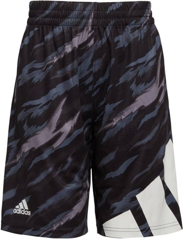 adidas Boys' Allover Tiger Camo Shorts