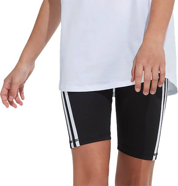 adidas Girls' AEROREADY 3-Stripes Bike Shorts