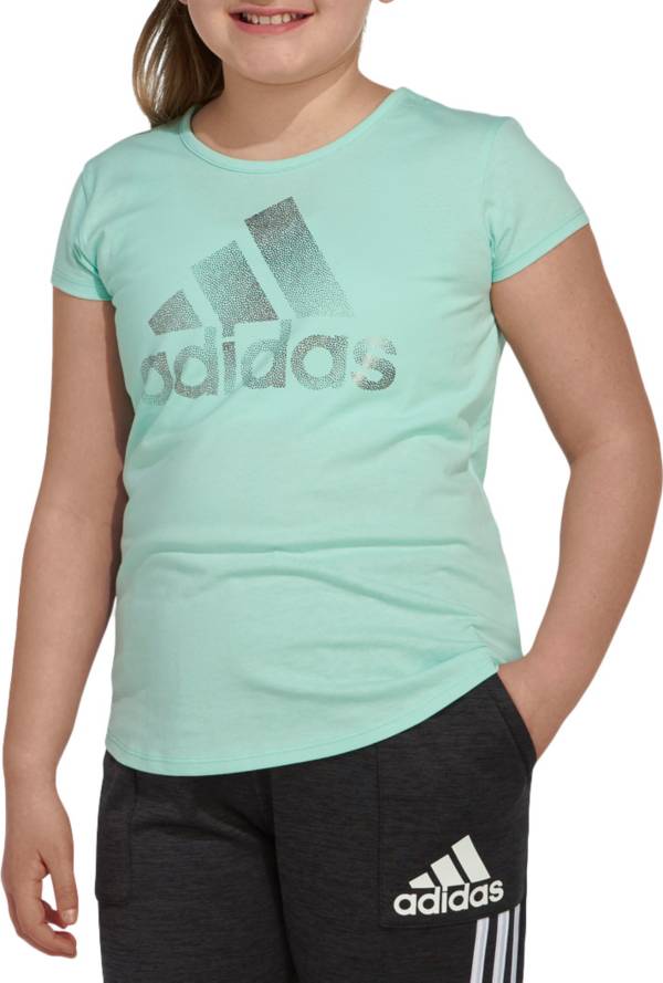 adidas Girls' BOS Foil T-Shirt