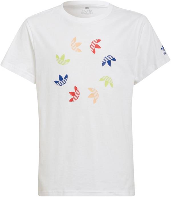 adidas Girls' Wordmark Tee