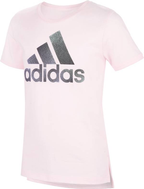 adidas Girls' Graphic Short Sleeve T-Shirt