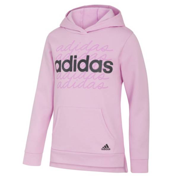 adidas Girls' HO21 Cotton Fleece Hoodie