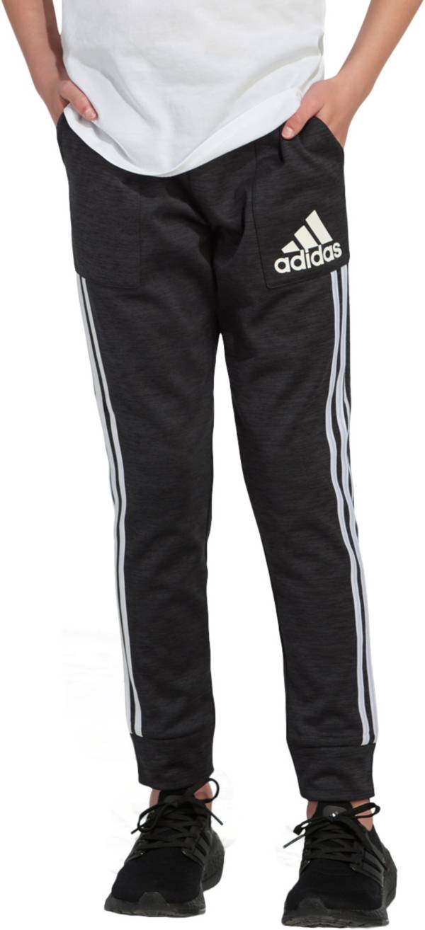 adidas Girls' Mélange Fleece Joggers