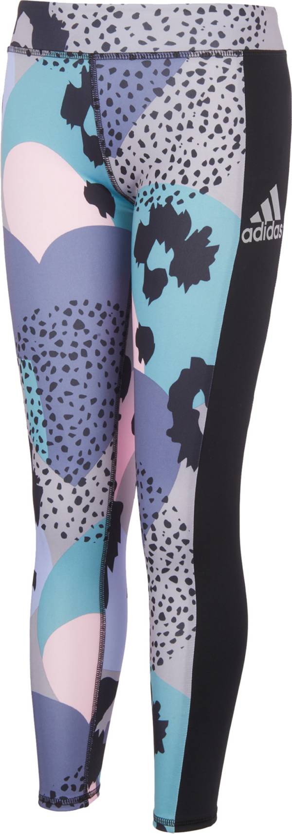 adidas Girls' Allover Print Tights