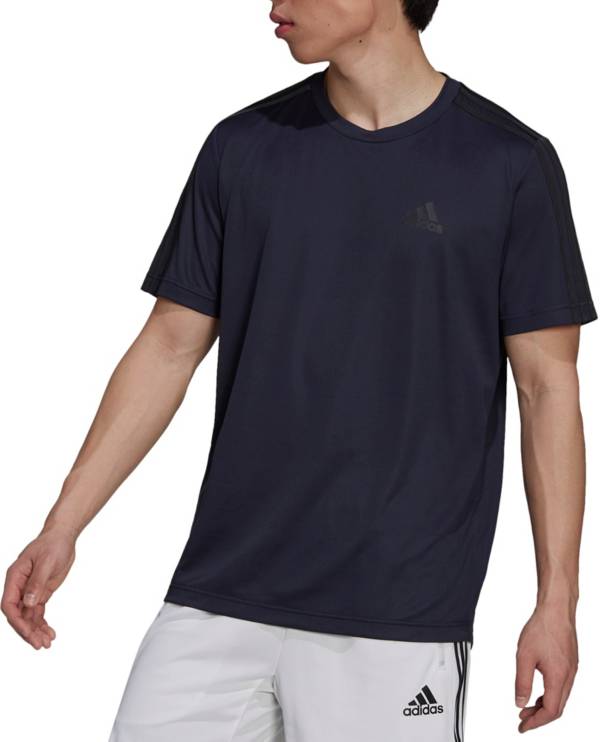 adidas Men's AEROREADY Designed To Move Sport 3-Stripes T-Shirt