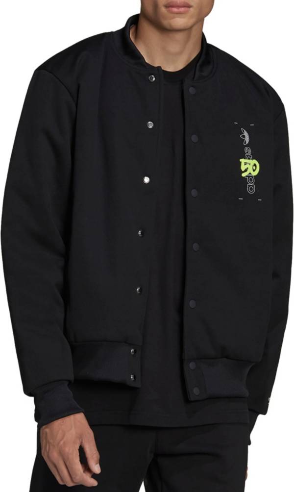 adidas Originals Men's Graphic Behind the Trefoil VRCT Jacket