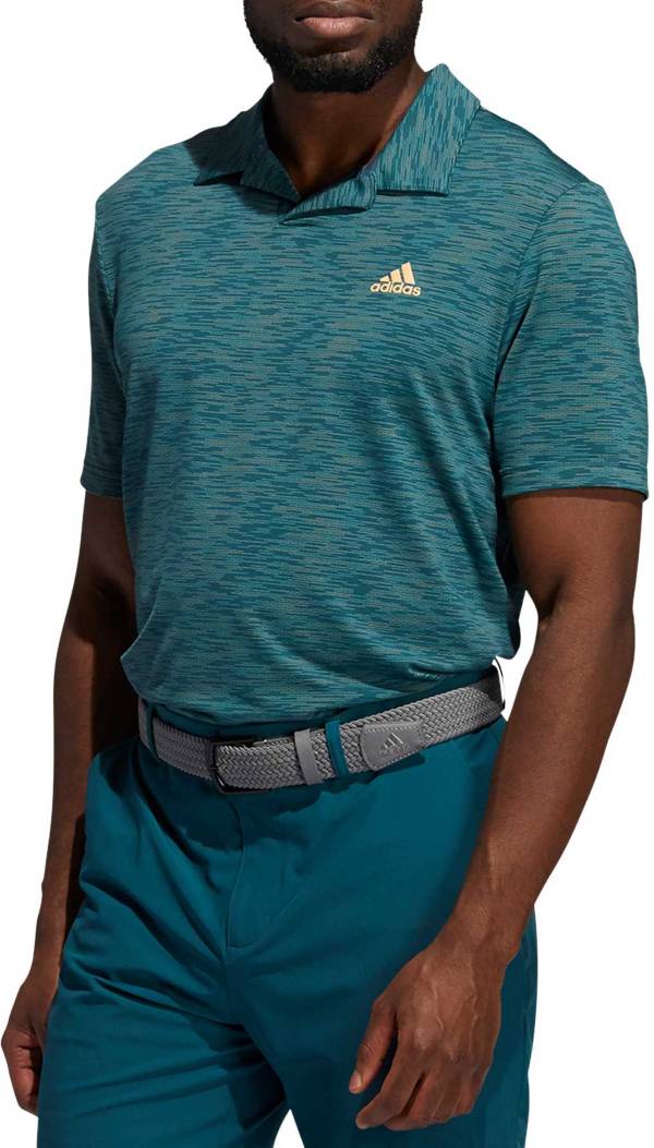 adidas Men's HEAT.RDY Broken Stripe Golf Polo