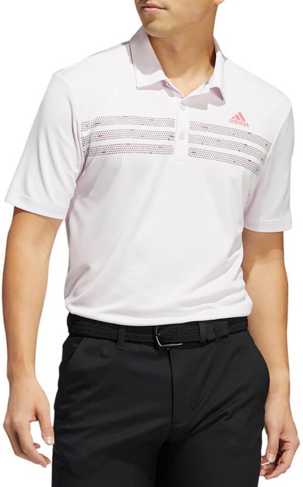 adidas Men's Chest Print Golf Polo