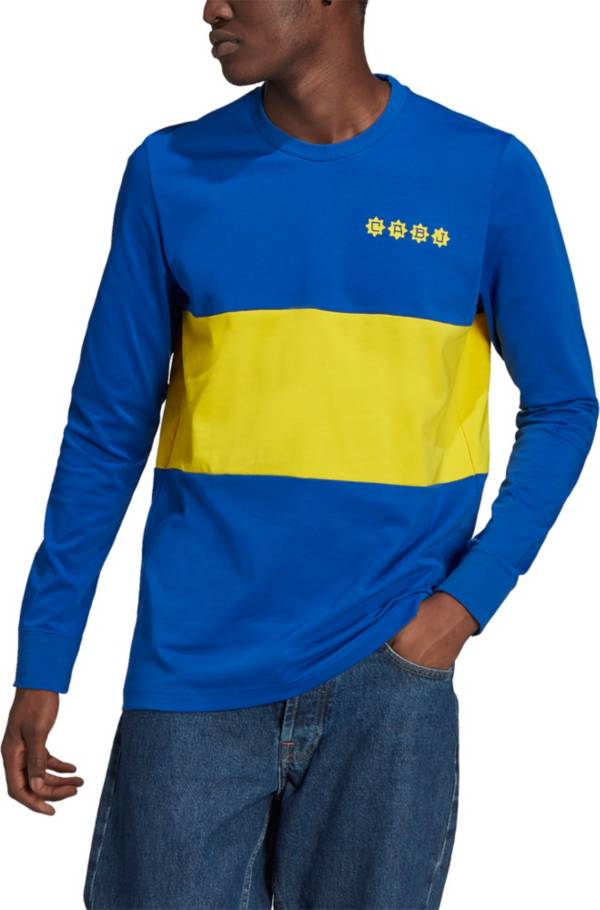 adidas Men's Boca Juniors SSP Blue T-Shirt