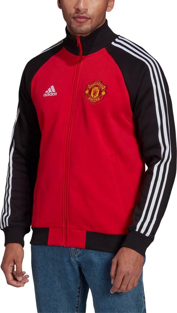 adidas Manchester United '21 Anthem Red Track Jacket