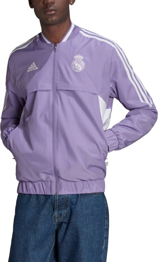 adidas Real Madrid '22 Anthem Purple Track Jacket