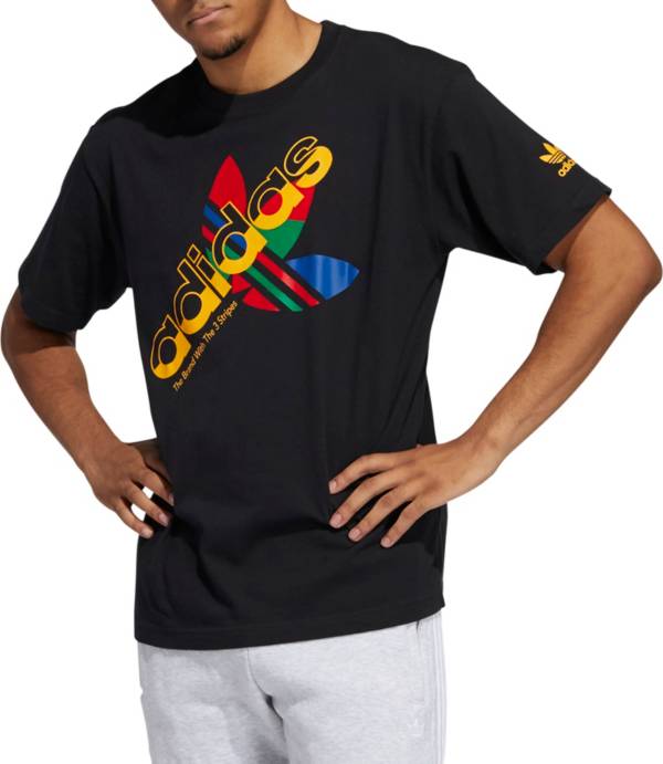 adidas Men's Trefoil Layered Graphic T-Shirt