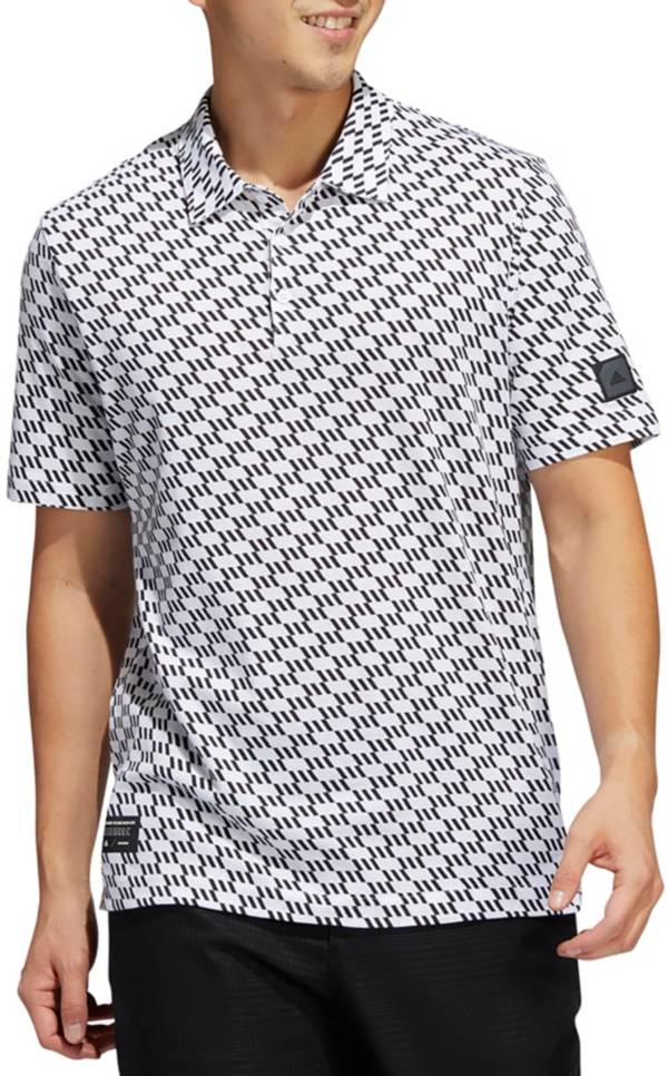 adidas Men's Adicross Printed Golf Polo
