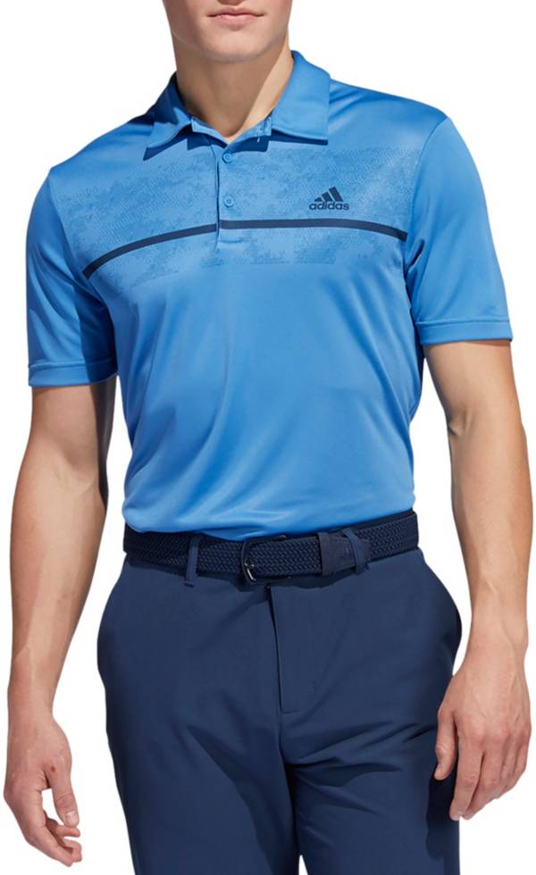 adidas Men's Drive Chest Print Golf Polo