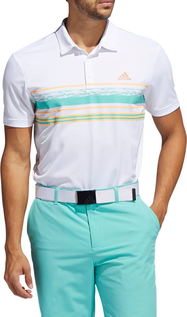 adidas Men's Novelty Core Stripe Polo Shirt