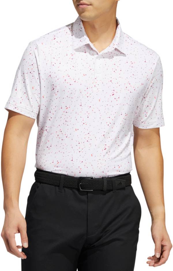 adidas Men's Flag Print Golf Polo
