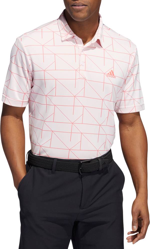 adidas Men's Jacquard Primegreen Golf Polo
