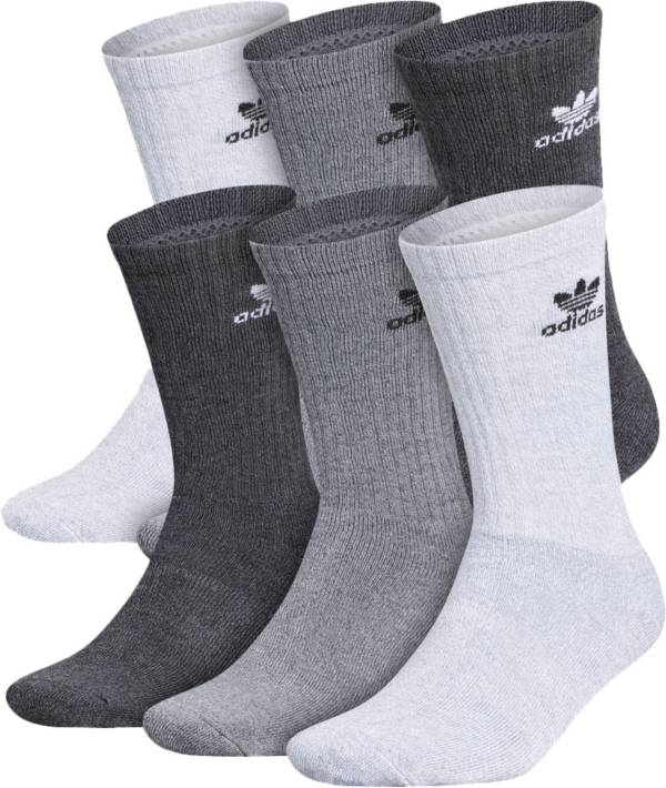 adidas Originals Men's Trefoil Crew Socks - 6 Pack