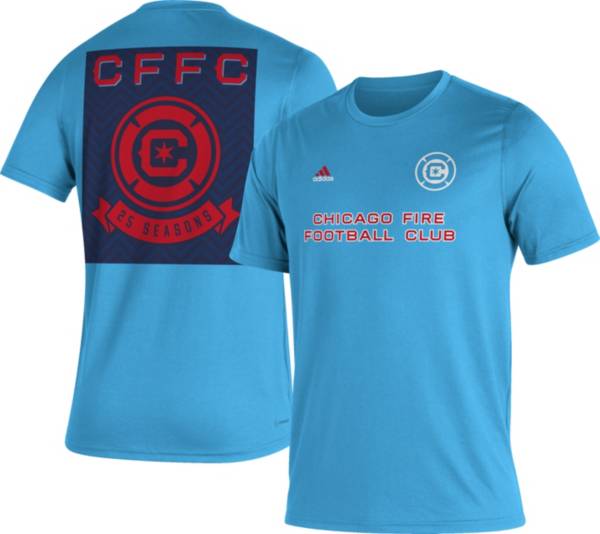 adidas Chicago Fire '22 Blue Jersey Hook T-Shirt