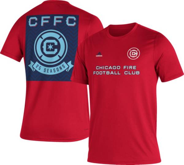 adidas Chicago Fire '22 Red Jersey Hook T-Shirt