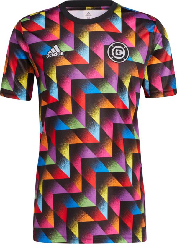 adidas Chicago Fire '22 Pride Prematch Jersey