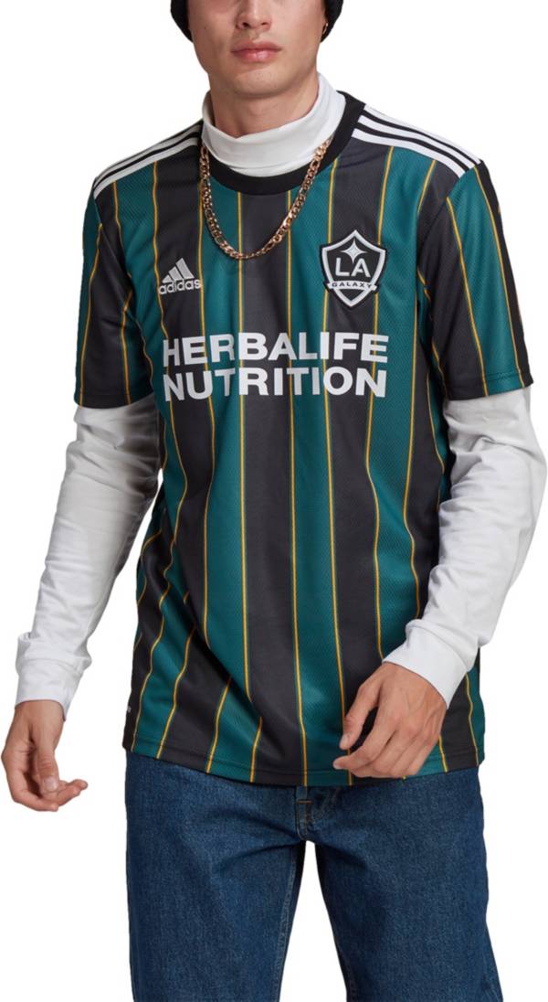 adidas Men's Los Angeles Galaxy '21-'22 Secondary Replica Jersey