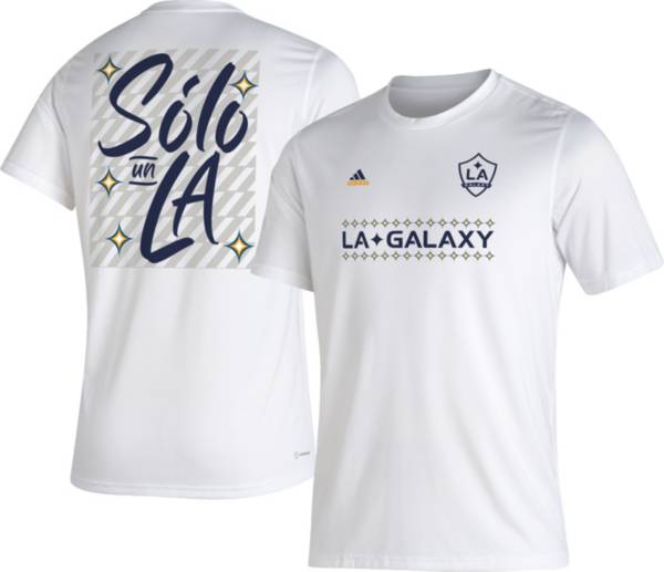 adidas Los Angeles Galaxy '22 Jersey Hook White T-Shirt