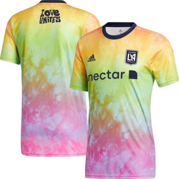 adidas Men's Los Angeles FC Tie-Dye Pride Jersey